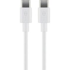 Kabel USB Goobay USB-C - USB-C 2 m Biały (51244) 10390024 4040849512445
