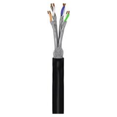 Goobay CAT 7 Kabel sieciowy zewnętrzny, miedź, S/FTP (PiMF), czarny 50m 53867 10390906 4040849538674