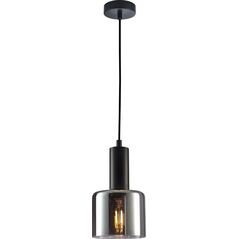 Lampa wisząca Italux Lampa wisząca SANTIA PND-65342-1-BK+SG Italux 10400080 5900644318231