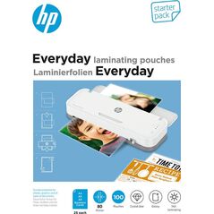 HP Folie laminacyjne Everyday, 25 x (A4, A5, A6, B-Card), 80 mic, 100 szt. 10501267 4030152091584