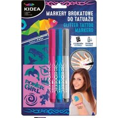 Kidea Markery do tatuażu z szablonami Kidea 10591105 5901130089888