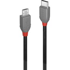 Kabel USB Lindy USB-C - micro-B 3 m Czarny (36893) 10617408 4002888368933