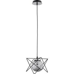 Lampa wisząca Alfa Alfa Sagito 60753 lampa wisząca zwis 1x40W E14 czarna/chrom 10801923 5900458607538