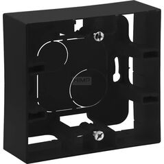 Legrand Puszka natynkowa Legrand Niloe Step 863597 pojedyncza czarna 10802598 3414971843554