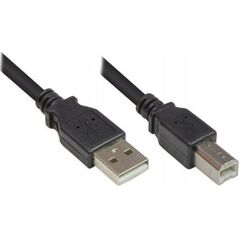 Kabel USB Montis USB-A - USB-B 1.8 m Czarny (MT050) 10916625 5901811404603