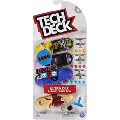 Spin Master Tech Deck - Deskorolka na palec fingerboard, zestaw 4-pak (6028815) 10920844 778988192092