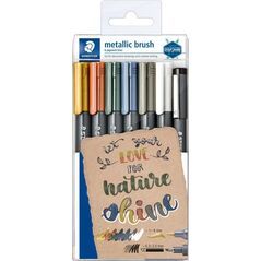 Staedtler Flamaster pędzelkowy 6+1 kolorów STAEDTLER 11022245 4007817077917