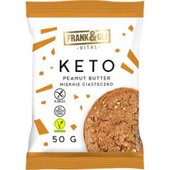 Frank&Oli Keto miękkie ciasteczko peanut butter 50g 11232530 5900316552246