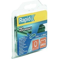 Rapid Zszywki zaciskowe do ogrodzenia Rapid VR22, zielone - 215 szt. 11237225 3221631088022