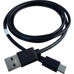 Kabel USB Nanoxia USB-A - USB-C 1 m Czarny (AP-344350) 11260428 4260285299698