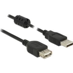 Kabel USB Delock USB-A - USB-A 3 m Czarny (DE-84886) 11273358 4043619848867