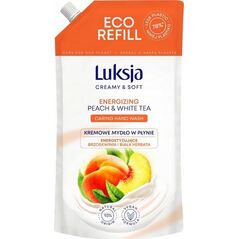 Luksja Luksja Creamy & Soft Kremowe mydło w płynie Brzoskwinia i Biała Herbata 900 ml opakowanie uzupełniające 11285630 5900536349244