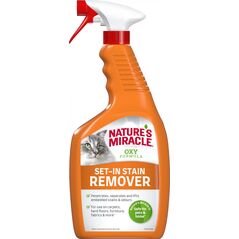 Zolux Nature's Miracle Set-In Stain Remover Cat 709ml - środek do usuwania starych plam po moczu i odchodach kota 11486367 4048422154532