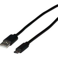 Kabel USB EFB USB-C - USB-A 0.5 m Czarny (EBUSBC-USB20AK.0,5) 11538951 4049759271619