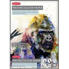 Blok do akwareli Derwent Watercolor Pad A4 300 g 12 ark. 11616490 5028252337281