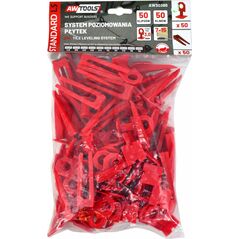 AWTools AWTOOLS SYSTEM POZIOMOWANIA PŁYTEK STANDARD 3,0mm - 7-15mm - KLIPS 50szt. + KLIN 50szt. 11650892 5903678611453