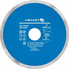 Hoegert HOEGERT TARCZA DIAMENTOWA 125x22,2/PEŁNA 11741231 5902801320071