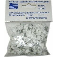 Trytyt Flop 6 (100 szt.) uchwyt kablowy z gwoździem 12313558 5907484335206