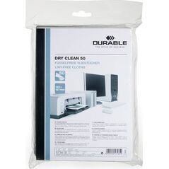 Durable Dry Clean chusteczki bezpyłowe do czyszczenia plastiku 50szt. 12372667 4005546571652
