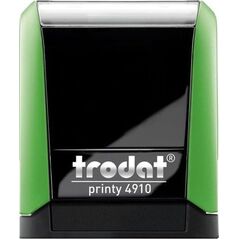 Trodat PIECZĄTKA TRODAT 4910 ZIELONA - PODUSZKA CZARNA 26X9MM 12373040 92399535331