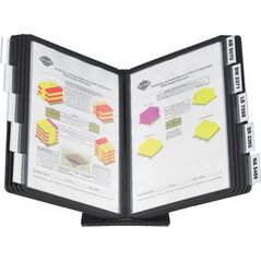 Durable PANELE PREZENTACYJNE DURABLE VARIO ZESTAW BIURKOWY UCHWYT 10 PANELI A4 CZARNE 12376124 4005546506685