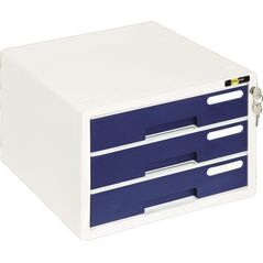 Grand POJEMNIK Z 3 SZUFLADAMI PLASTIKOWY NA ZAMEK YELLOW ONE GRAND YL-S903 GRANAT 12376411 5903364218560