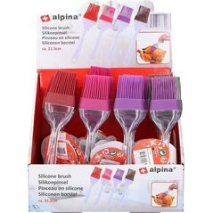 Alpina Alpina - pędzelek silikonowy do marynowania potraw 21 cm (czerwony) 12418785 5904501202145