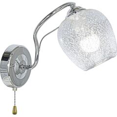 Kinkiet Mdeco Retro lampa ścienna ELM8824/1 8C ball do sypialni chrom 12520192 5902021244782