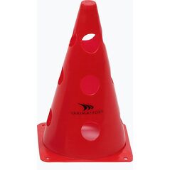 YakimaSport Pachołek treningowy z otworami 23 cm - czerwony 12593881 5903796714227