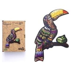 PuzzleOK Puzzle drewniane eko 127 Tropikalny tukan A3 12627957 4821993047836