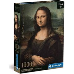 Clementoni CLE puzzle 1000 Compact Museum Leonardo-Gio..39708 12736122 8005125397082