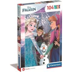 Clementoni CLE puzzle 104 SuperKolor Disney Drozen 25742 12736157 8005125257423