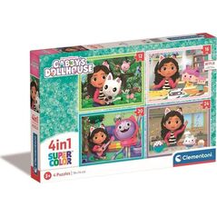 Clementoni PUZZLE 4W1 CLM 21524 GABYS DOLLHOUSE PUD 12736591 8005125215249