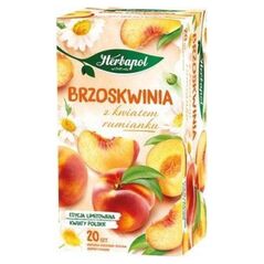 Selgros Herbapol herbatka owocowa brzoskwinia z rumiankiem (20 torebek x 2,3g) 46g 12760606 5900956006932