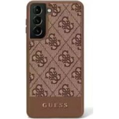 Guess Guess 4G Bottom Stripe Metal Logo Collection - Etui Samsung Galaxy S23+ (brązowy) 12772407 3666339117566