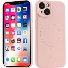 Maxximus Etui IPHONE 14 MX Liquid Armour MagSafe jasny róż 12857710 5901313077121