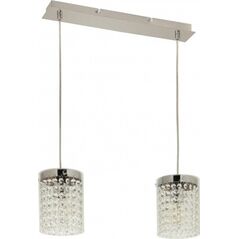 Lampa wisząca KRIS Krislamp Gala KR 313-2L lampa wisząca zwis 2x40W E27 chrom 12897312 5907582567936