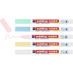 Edding Marker kredowy e-4085 EDDING, 1-2 mm, 5 szt., mix kolorów 12917402 4057305042637