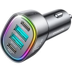 Ładowarka Joyroom Ładowarka samochodowa Joyroom JR-CL29 70W 2x USB-C, 2x USB-A czarna 12940737 6956116701802