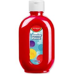 Keyroad Farba plakatowa KEYROAD, 300ml, butelka, czerwona 12988336 6941288711155