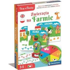 Clementoni Ucz? si? bawi?c. Zwierz?ta na farmie 12992595 8005125507689