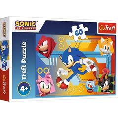 Trefl PUZZLE 60EL TREFL SONIC W AKCJI PUD 13037333 5900511173871