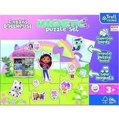 Trefl Puzzle magnetyczne Świat Gabi Gabbys Dollhouse 13146971 5900511933833