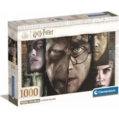 Clementoni Puzzle 1000 elementów Compact Harry Potter 13213436 8005125398553