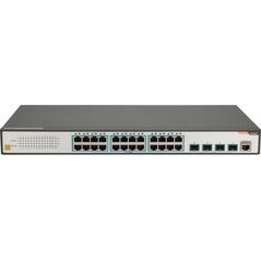 Switch Fiberhome FiberHome S4820-28T-X-AC łącza sieciowe Zarządzany L2/L3 Gigabit Ethernet (10/100/1000) 1U Czarny, Szary 13233440 6975489914220