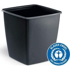 Kosz na śmieci Durable Durable OPTIMO Kwadrat Plastik Ciemnoszary 13234282 4005546734095