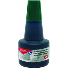 Office Products Tusz olejowy do pieczątek metalowych OFFICE PRODUCTS, 30ml, zielony 13274047 5901503623084