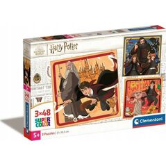 Clementoni Clementoni Puzzle 3x48el SuperColor square Harry Potter 25312 13276745 8005125253128