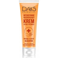 Chemia Krem do rąk i paznokci DAYS COSMETICS, intesywnie regenrujący, wyciąg z liści aloesu i gliceryna, 125 ml 13277039 5901185018963