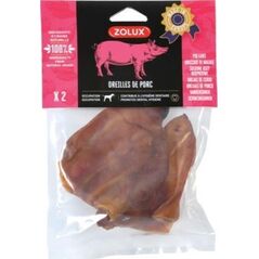 Zolux ZOLUX Przysmak naturalny dla psa ucho wieprz x2 80g 13278491 3336024826546
